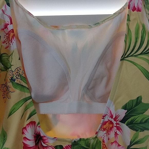 Jantzen Yellow Tropical One Piece Swimsuit - Picture 5 of 6